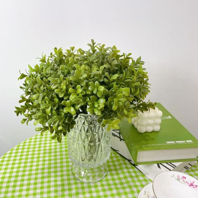 Small Size Faux Greenery Boxwood Leaves,Small Size Faux Greenery Boxwood Leaves