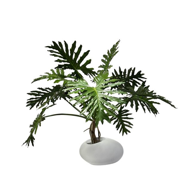 High Quality Faux Philodendron Leaves Potted Plant,High Quality Faux Philodendron Leaves Potted Plant