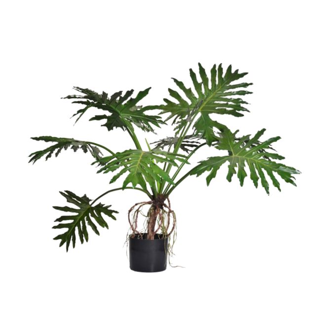 Custom Design High Quality Faux PU Philodendron Potted Plants,Custom Design High Quality Faux PU Philodendron Potted Plants