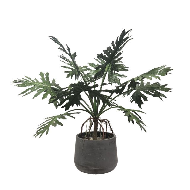 Faux PU Philodendron Leaves Indoor Decor Potted Plants,Faux PU Philodendron Leaves Indoor Decor Potted Plants