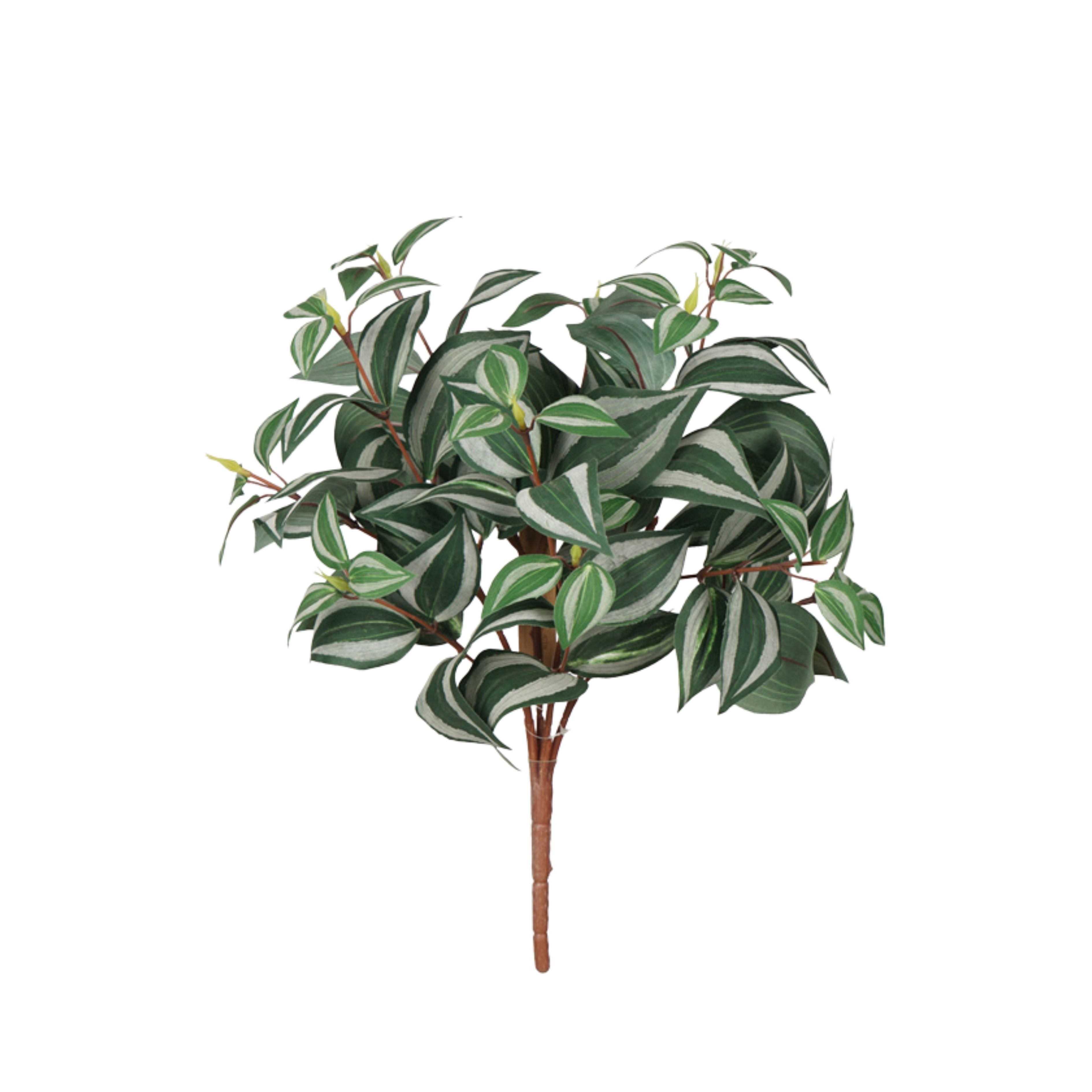4 Heads Faux Greenery Bushes Foliage Eyebrow Leaves,4 Heads Faux Greenery Bushes Foliage Eyebrow Leaves