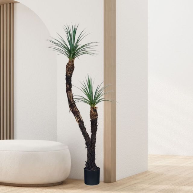 183CM Realisitc Faux Potted Yucca Tree,183CM Realisitc Faux Potted Yucca Tree