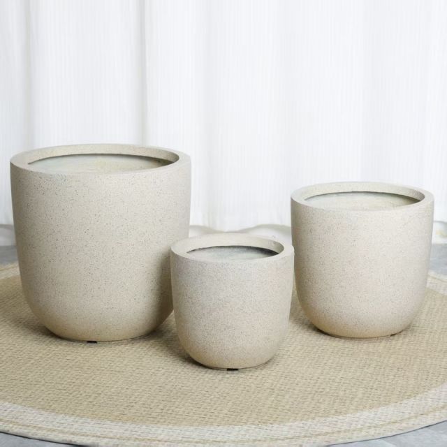 28CM 34CM 43CM Diameter Simple Design Cement Pots,28CM 34CM 43CM Diameter Simple Design Cement Pots