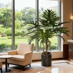 Custom Design 190CM Nearly Natural Potted Philodendron Plant,Custom Design 190CM Nearly Natural Potted Philodendron Plant