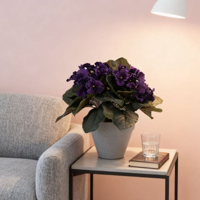 Small Size Home Table Decor Faux Violet Flowers,Small Size Home Table Decor Faux Violet Flowers