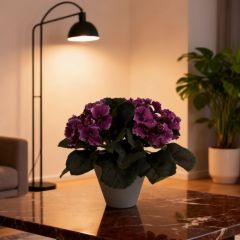 Small Size Table Decor Artificial Potted Violet Flowers Plant,Small Size Table Decor Artificial Potted Violet Flowers Plant