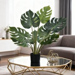 FAUX MONSTERA POTTED PLANTS,FAUX MONSTERA POTTED PLANTS