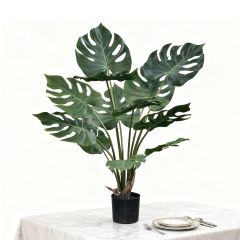 FAUX MONSTERA POTTED PLANTS,FAUX MONSTERA POTTED PLANTS