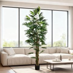197CM & 255CM Artificial Chinese Fan Palm Trees,Wholesale 197cm(6.5') & 255cm(8.5') Artificial Chinese Fan Palm Trees | Tropical Greenery Decor for Café, Bar & Resort | Chinese Supplier