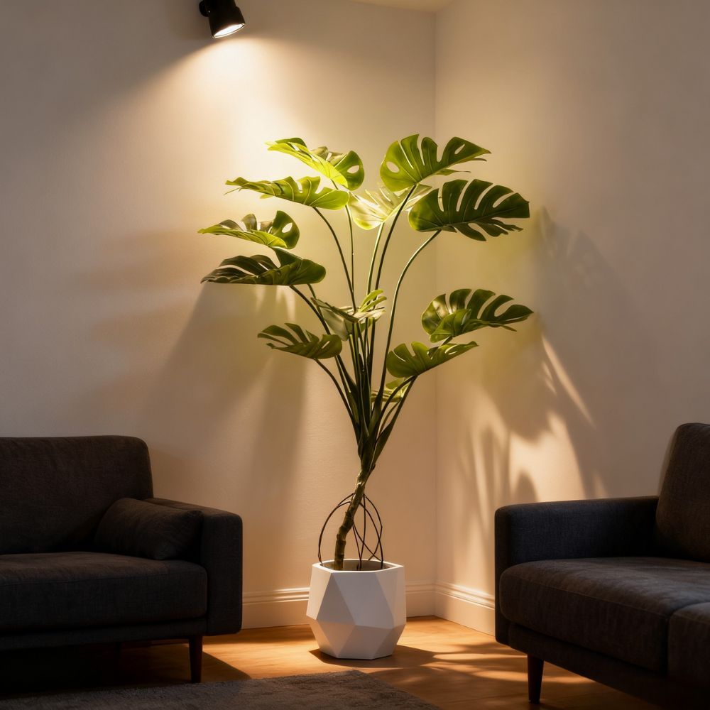 FAUX MONSTERA TREES 100CM-180CM,Modern 100CM-180CM(3'-6')Home Living Room Decoraive Faux Montera Tree Office Hotel Restaurant Decor Artificial Monstera Tree -- Chinese suppliers