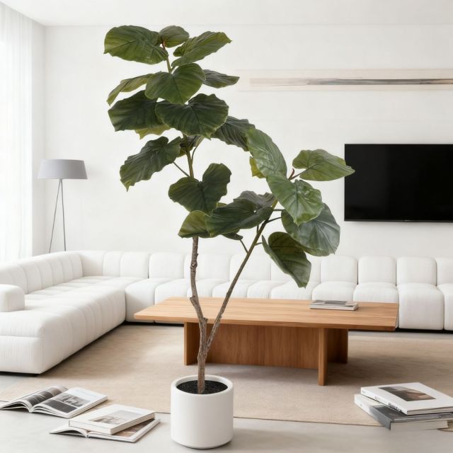 160CM Faux Ficus Umbellata Tree,160CM Faux Ficus Umbellata Tree