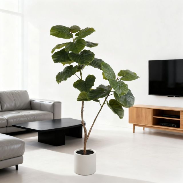 160CM Faux Ficus Umbellata Tree,160CM Faux Ficus Umbellata Tree
