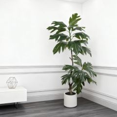 160CM Real Touch Faux Breadfruit Tree,160CM Real Touch Faux Breadfruit Tree