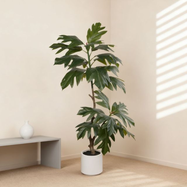 160CM Real Touch Faux Breadfruit Tree,160CM Real Touch Faux Breadfruit Tree
