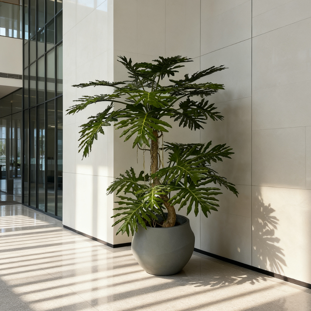 Custom Design Premium Faux Philodendron Potted Plant,Custom Design Premium Faux Philodendron Potted Plant