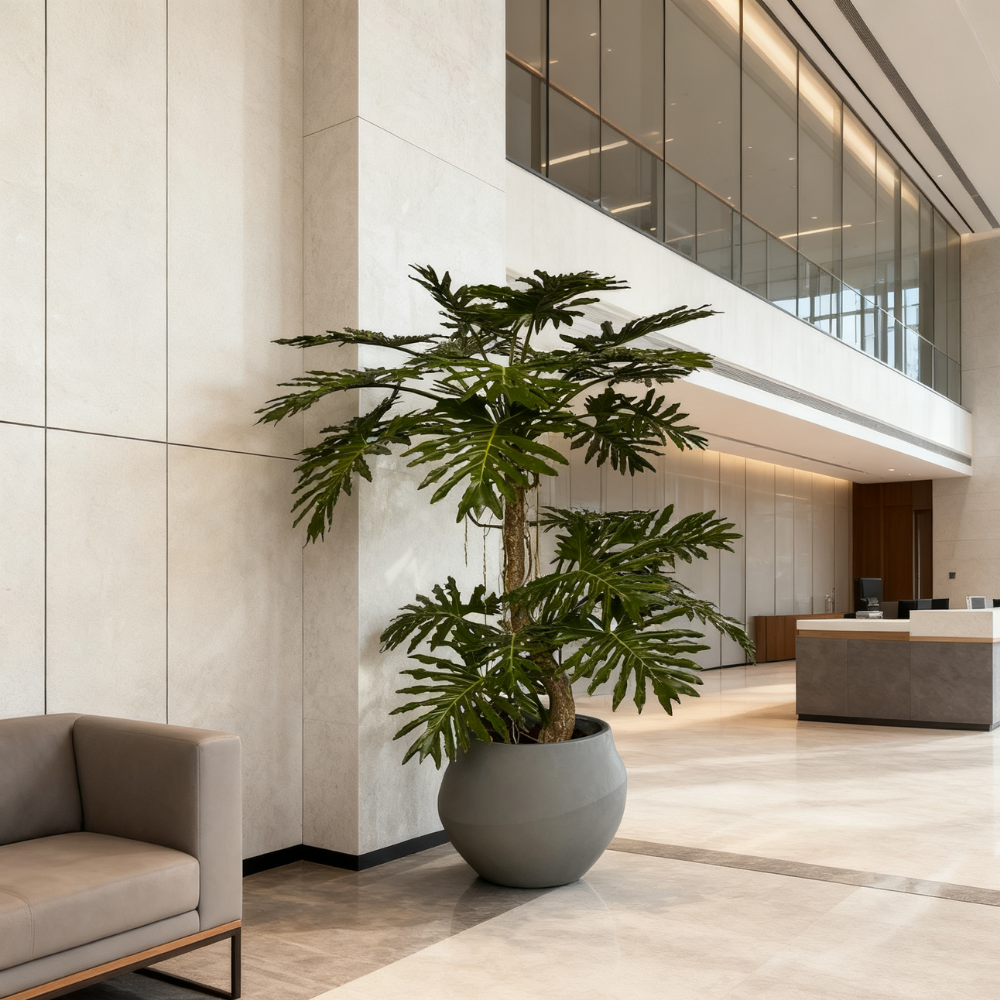 Custom Design Premium Faux Philodendron Potted Plant,Custom Design Premium Faux Philodendron Potted Plant