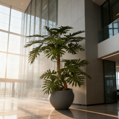 Custom Design Premium Faux Philodendron Potted Plant,Custom Design Premium Faux Philodendron Potted Plant