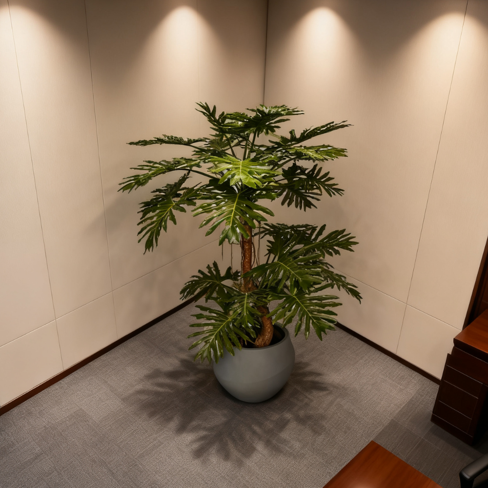 Custom Design Premium Faux Philodendron Potted Plant,Custom Design Premium Faux Philodendron Potted Plant