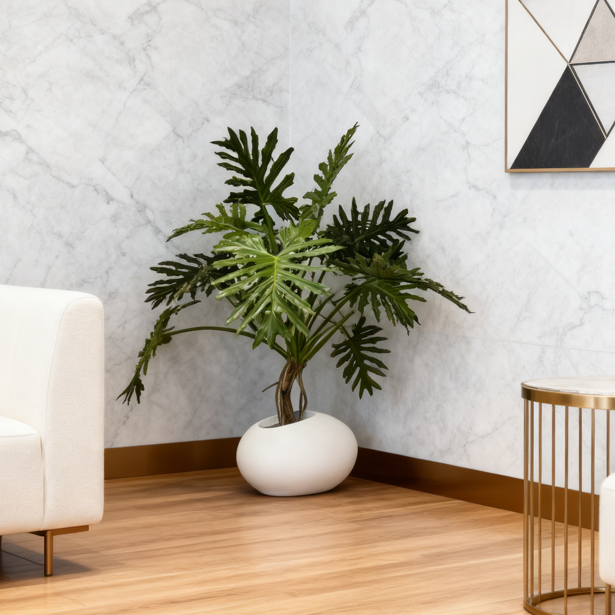 High Quality Faux Philodendron Leaves Potted Plant,High Quality Faux Philodendron Leaves Potted Plant