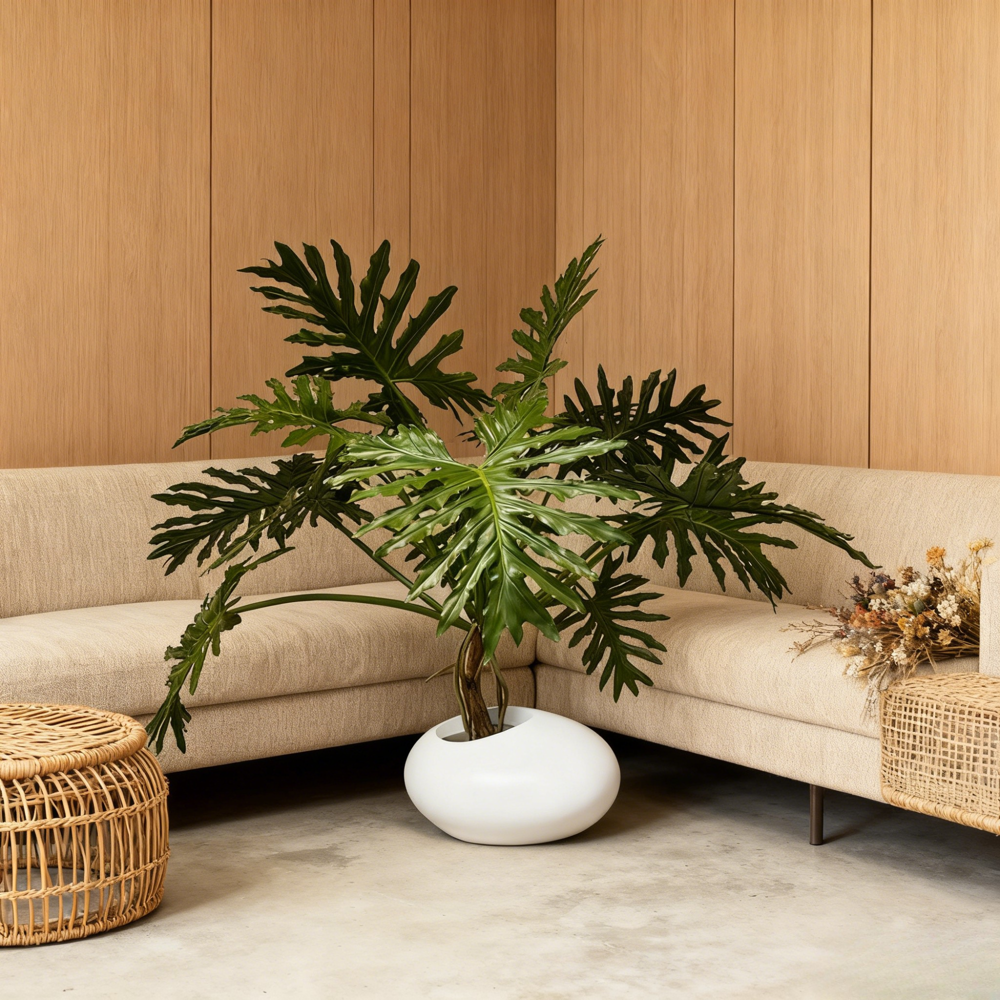 High Quality Faux Philodendron Leaves Potted Plant,High Quality Faux Philodendron Leaves Potted Plant