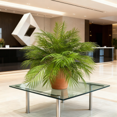 Table Decor Realistic Faux Potted Palm Leaves Arrangement,Table Decor Realistic Faux Potted Palm Leaves Arrangement