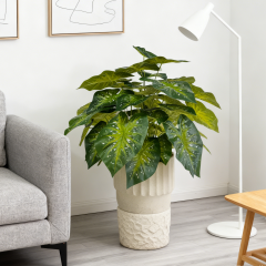 Custom Design Premium Faux Potted Alocasia Plants,Custom Design Premium Faux Potted Alocasia Plants