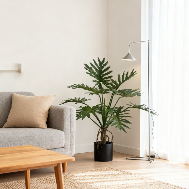 Custom Design Premium Faux Philodendron Potted Plants,Custom Design Premium Faux Philodendron Potted Plants