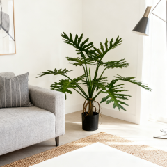 Custom Design Premium Faux Philodendron Potted Plants,Custom Design Premium Faux Philodendron Potted Plants