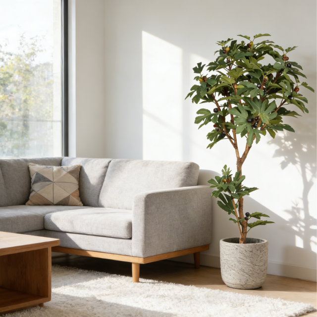 9 Leaves Faux Fig Tree Leaves,9 Leaves Faux Fig Tree Leaves