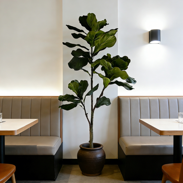 155CM Fiddle Leaf Fig Tree,Wholesale 155cm(5') Fiddle Leaf Fig Tree | Versatile Greenery Decor for Home, Office & Public Space | Chinese Supplier