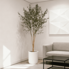 180CM-300CM ARTIFICIAL OLIVE TREES in NATURAL TRUNKS,Wholesale 180-300cm(6'-10') Natural Trunk Artificial Olive Trees | Modern Art Decor for Café & Bar | Chinese Supplier