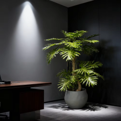 Custom Design High Quality Faux PU Philodendron Potted Plants,Custom Design High Quality Faux PU Philodendron Potted Plants