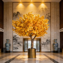 Custom Design 270CM High Simulated Big Size Ginkgo Leaves Tree,Custom Design 270CM High Simulated Big Size Ginkgo Leaves Tree