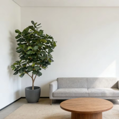 Realistic Faux Fiddle Leaf Fig Tree with Natural Trunks,Realistic Faux Fiddle Leaf Fig Tree with Natural Trunks