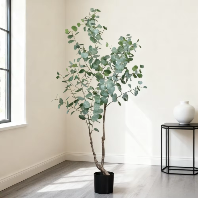 170CM Round Leaves Eucalyptus Tree,170CM Round Leaves Eucalyptus Tree