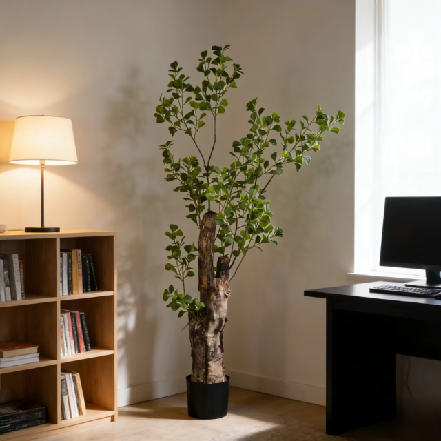 180CM Ficus Tree with Natural Trunk,180CM Ficus Tree with Natural Trunk