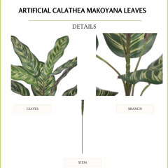 55CM Artificial Peacock Plant Bush,55CM Artificial Peacock Plant Bush