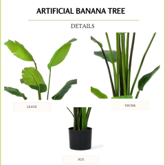 120CM-285CM ARTIFICIAL BANANA TREES,Wholesale High Quality 120CM-285CM (4'-9.4') Artificial Banana Trees - Realistic Look, Chinese Suppliers, Ideal for Cafes & Bars
