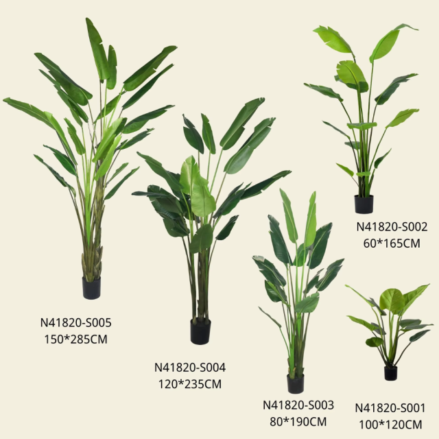 120CM-285CM ARTIFICIAL BANANA TREES,Wholesale High Quality 120CM-285CM (4'-9.4') Artificial Banana Trees - Realistic Look, Chinese Suppliers, Ideal for Cafes & Bars