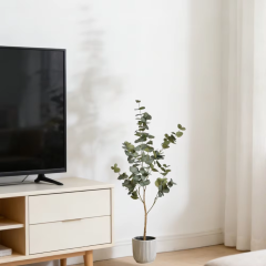 90CM-160CM ARTIFICIAL EUCALYPTUS POTTED TREES,Wholesale Artificial Eucalyptus Potted Trees 90CM(3')-160CM(5.3') - Home/Office/Boutique Decor, Natural-Looking Chinese Suppliers