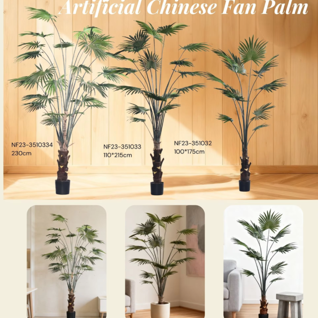 FAUX FAN PALM 175CM-230CM,Wholesale High Quality 175CM-230CM(5.7'-7.5') Artificial Fan Palm Trees - Modern Design -- Chinese suppliers