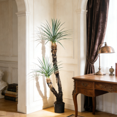 156CM Artificial Potted Yucca Tree,156CM Artificial Potted Yucca Tree
