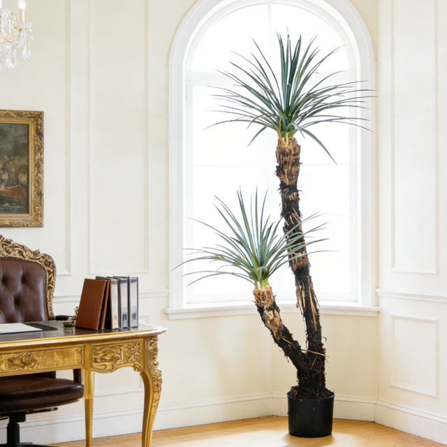 156CM Artificial Potted Yucca Tree,156CM Artificial Potted Yucca Tree