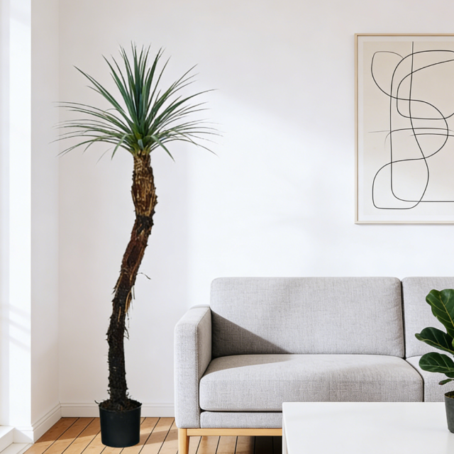 117CM Faux Yucca Potted Plant,117CM Faux Yucca Potted Plant