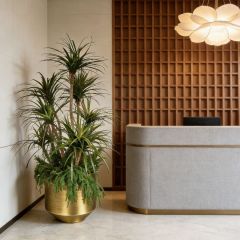 Custom Luxury Design 200CM Faux Greenery Plants Arrangement in Metal Pot,Custom Luxury Design 200CM Faux Greenery Plants Arrangement in Metal Pot