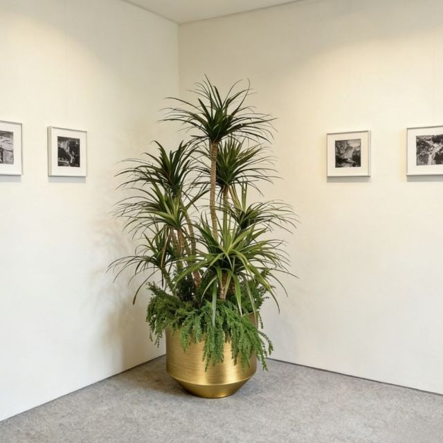 Custom Luxury Design 200CM Faux Greenery Plants Arrangement in Metal Pot,Custom Luxury Design 200CM Faux Greenery Plants Arrangement in Metal Pot