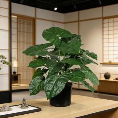 Custom Design Table Decor Plant Faux Alocasia Potted Plants,Custom Design Table Decor Plant Faux Alocasia Potted Plants