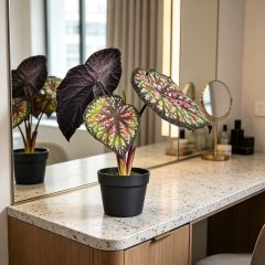 Premium Quality Artificial Alocasia Potted Plants For Living Room,Premium Quality Artificial Alocasia Potted Plants For Living Room