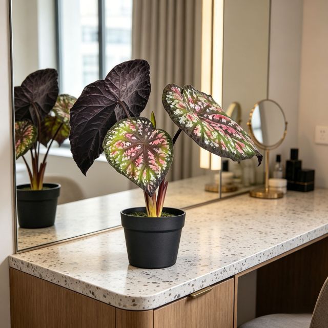 Premium Quality Artificial Alocasia Potted Plants For Living Room,Premium Quality Artificial Alocasia Potted Plants For Living Room