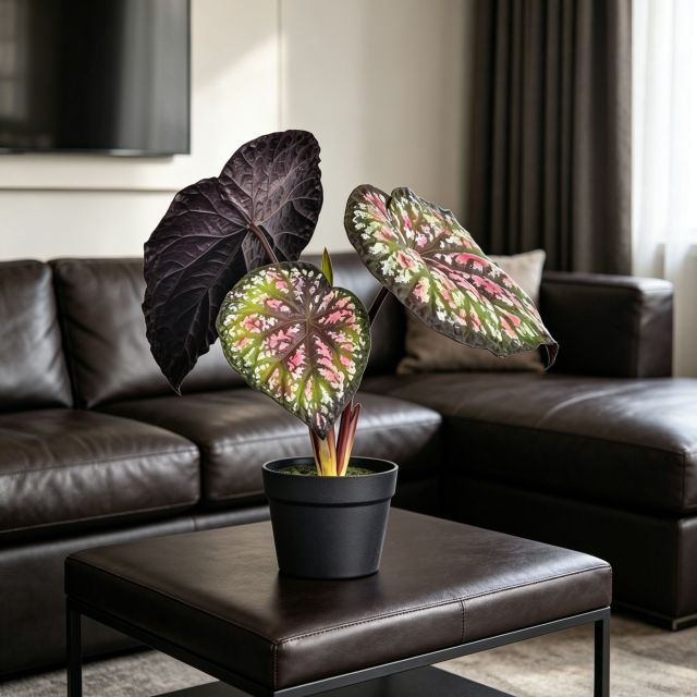 Premium Quality Artificial Alocasia Potted Plants For Living Room,Premium Quality Artificial Alocasia Potted Plants For Living Room